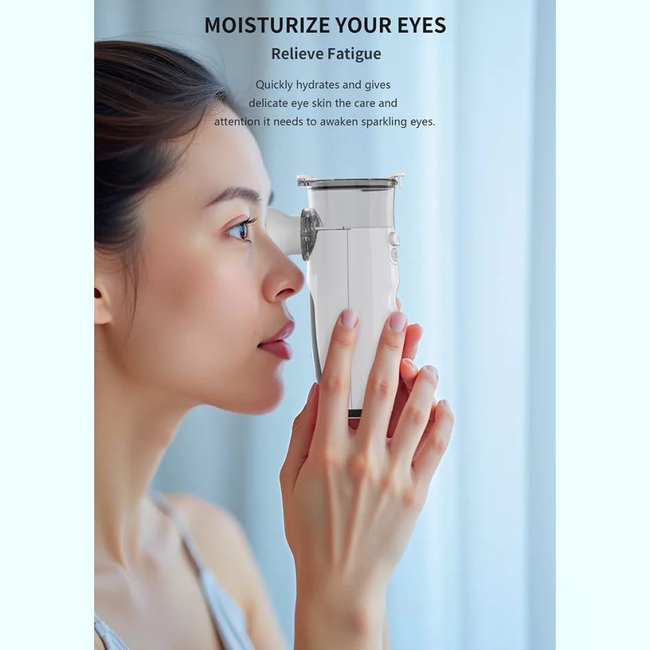 KE-W309 ultrahangos inhalátor, 3 fokozatú porlasztással, fehér/fekete – 6. kép